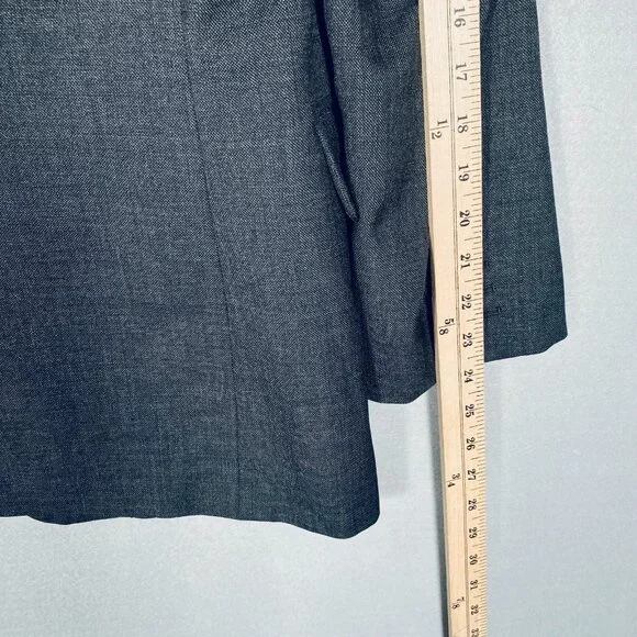 Vintage Paul Stuart Blazer Mens 44R Gray Wool Sport Coat Jacket Union Sport Coats & Blazers